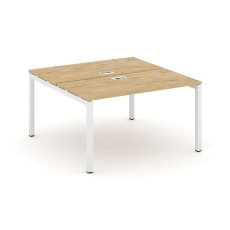 Рабочая станция 2-х сторонняя SN-5P.DRS-021 (980х1632х750) (Тиквуд Светлый/Металл Белый)