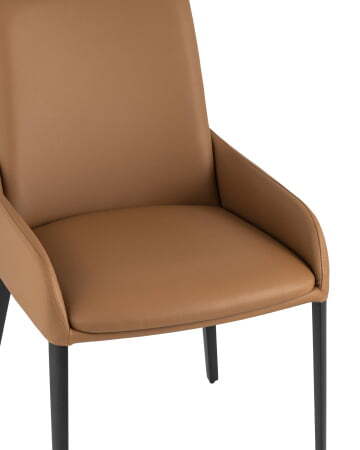 Стул Челси экокожа коричневый (Стул Челси коричневый)