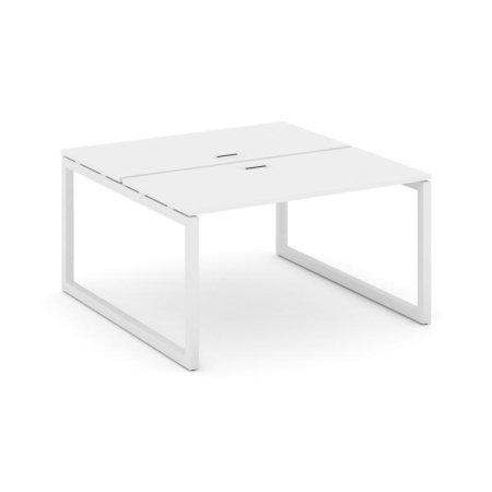 Рабочая станция 2-х сторонняя SN-5O.DRS-001 (980х1232х750) (Белый/Металл Белый)