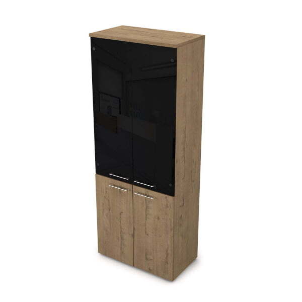 Шкаф высокий со стеклом Gloss line 9НШ.005.22 800x450x2045 (Teakwood) Шкаф высокий со стеклом Gloss line 9НШ.005.22 800x450x2045 (Teakwood)
