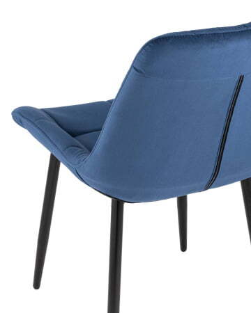 Стул Флекс велюр синий (Стул Флекс синий)