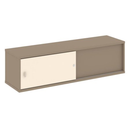 Надставка на 2 тумбы низкая ES.NN-4.2 (1500х410х410) (Латте/Сатин)