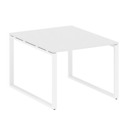Переговорный стол 1 столешница Metal System Style БО.ПРГ-1.1 1000x1235x750 (Белый/Белый металл)