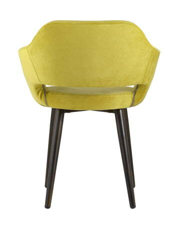 Стул с подлокотниками Саймон велюр золотистый (Стул Саймон золотистый)