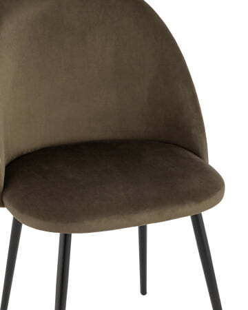 Стул Фолио велюр коричневый (Стул Фолио коричневый)