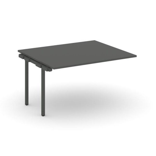 Проходной наборный элемент переговорного стола SN-4P.NSPRG-034.3 (1580х1180х750) (Антрацит/Металл Антрацит)