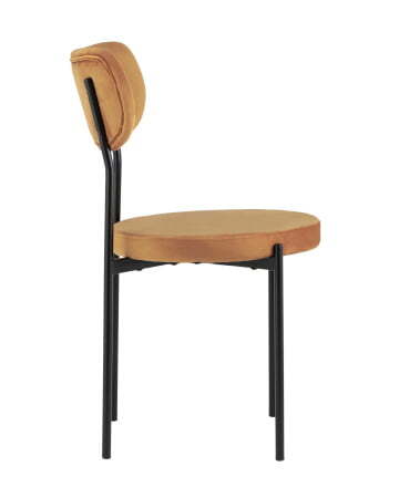 Стул Барбара велюр терракотовый (Стул Барбара терракотовый)