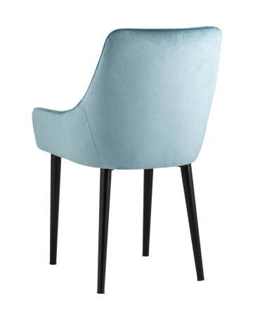 Стул Джоан велюр пыльно-голубой (Стул Джоан пыльно-голубой)