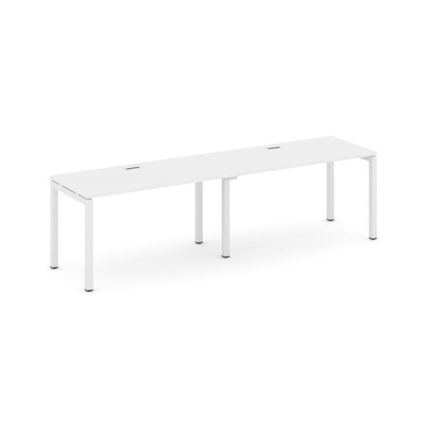 Рабочая станция 1 сторонняя SN-5P.ORS-024 (3160х800х750) (Белый/Металл Белый)