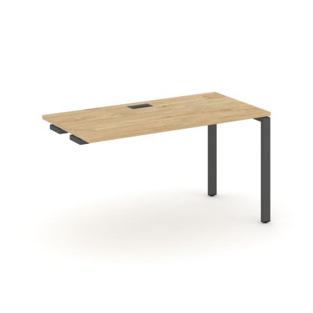 Стол-приставка к опорным элементам SN-6P.OPRS-014 (1580х700х750) (Тиквуд Светлый/Металл Антрацит)