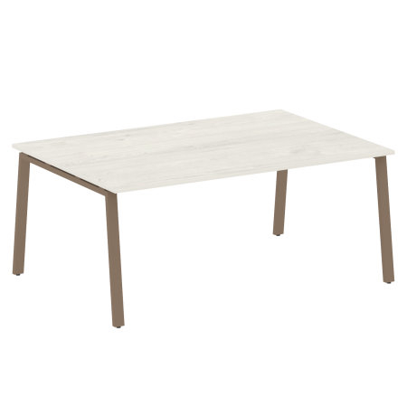 Стол для переговоров (1 столешница) на А-образном м/к Metal System Style БА.ПРГ-1.5 1800x1235x750 (Дуб наварра/Мокко металл)