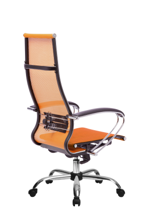 Кресло для руководителя Метта МЕТТА-7(MPRU)/подл.131/осн.003 (Оранжевый)