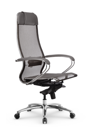 Кресло для руководителя Метта Samurai S-1.04 MPES (Светло-коричневый | Серый)