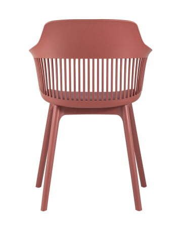 Стул Crocus с подушкой бордовый (Стул пластиковый Crocus бордовый)