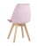 Стул FRANKFURT велюр розовый (Стул Frankfurt розовый)