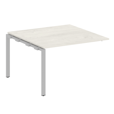 Проходной наборный элемент переговорного стола Metal System Style БП.ППРГ-2 1200x1235x750 (Дуб Наварра/Серый металл)