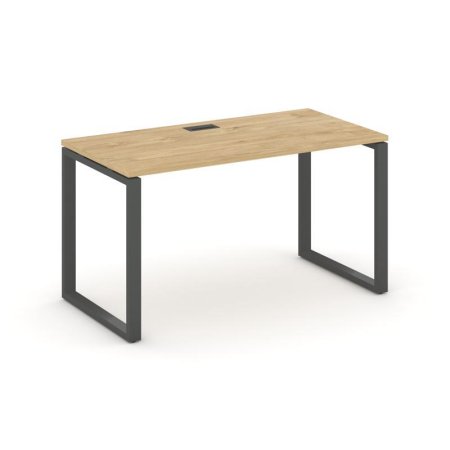 Стол письменный SN-6O.SP-011 (980х700х750) (Тиквуд Светлый/Металл Антрацит)