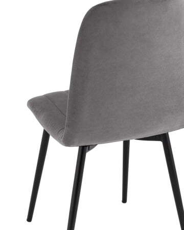 Стул Easy велюр темно-серый (Стул Easy темно-серый)