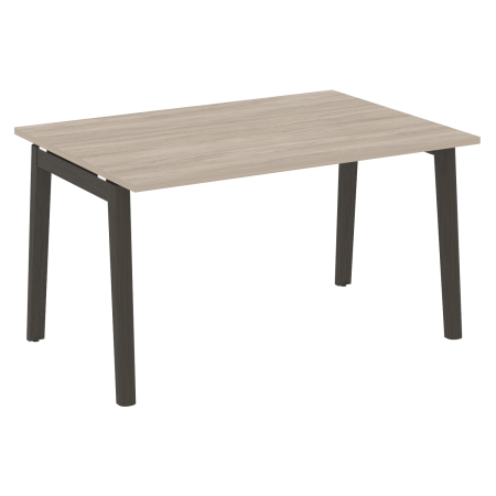 Стол переговорный на деревянных опорах Onix Wood OW.PRG-1.3 1380x980x750 (Дуб Аттик/Дуб Темный)