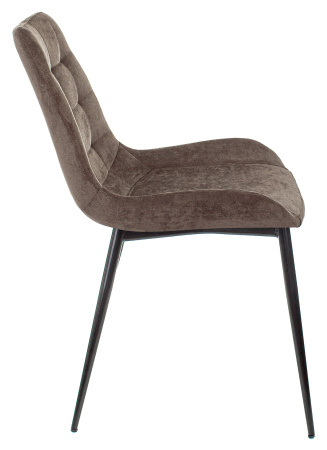 Стул для кухни KF-6 коричневый Light 10 металл черный на ножках (KF-6/LT10) (Коричневый)