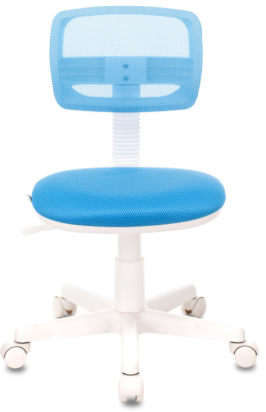 Кресло детское CH-W299 голубой TW-31 TW-55 крестов. пластик пластик белый (Голубой)