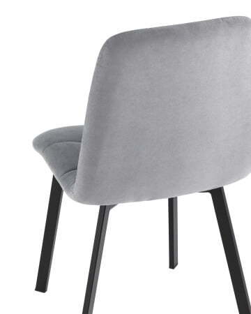Стул Oliver Square велюр серый (Стул Oliver серый)