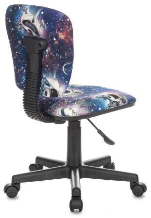 Кресло детское CH-204NX синий космопузики крестов. пластик (Синий)