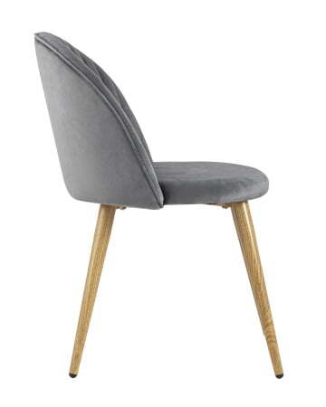 Стул Лион Страйпс велюр серый (Стул Лион серый) Стул Лион Страйпс велюр серый (Стул Лион серый)