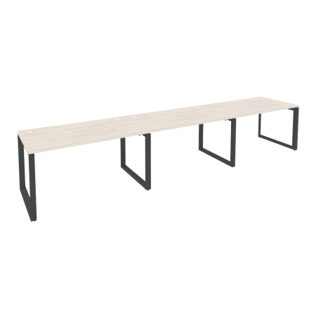 Рабочая станция на О-образном м/к Onix O.MO-RS-3.3.8 4140x800x750 (Денвер Светлый/Черный металл)