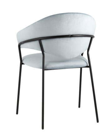 Стул Алексис велюр пыльно-голубой (Стул Алексис пыльно-голубой)