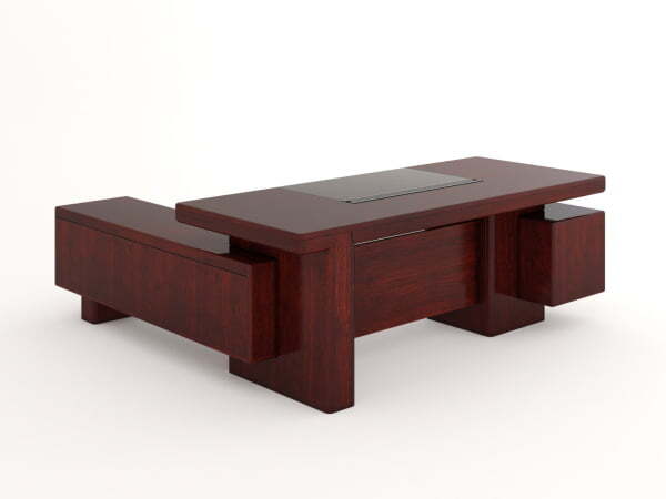 Стол руководителя Mux R-203L 2100x2040x760 (Палисандр) Стол руководителя Mux R-203L 2100x2040x760 (Палисандр)