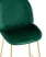 Стул полубарный Beetle со спинкой изумрудный (Стул полубарный Турин изумрудный)
