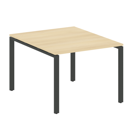 Переговорный стол 1 столешница Metal System Style БП.ПРГ-1.1 1000x1235x750 (Акация/Антрацит металл)
