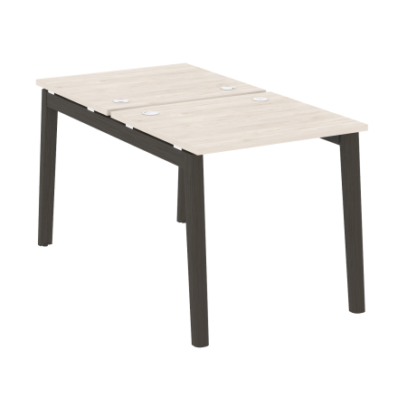 Рабочая станция на деревянных опорах Onix Wood OW.D.RS-2.0.7 780x1475x750 (Денвер Светлый/Дуб Темный)