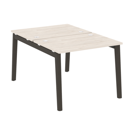 Рабочая станция на деревянных опорах Onix Wood OW.D.RS-2.1.7 980x1475x750 (Денвер Светлый/Дуб Темный)