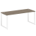 Стол письменный Metal System Style БО.СП-5 1800x720x750 (Дуб Наварра/Серый металл)