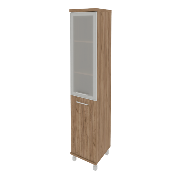 Шкаф First KSU-1.2R Пр 400x430x2060 (Дуб Табак) Шкаф First KSU-1.2R Пр 400x430x2060 (Дуб Табак)