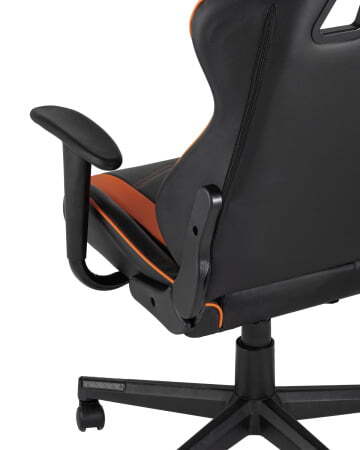 Кресло игровое TopChairs Impala оранжевое (Геймерское кресло Impala оранжевый)