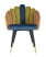 Кресло Камелия сине-зеленый (Стул-кресло Камелия сине-зеленый)