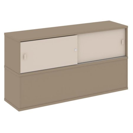 Надставка на 2 тумбы высокая ES.NV-3.1 (1500х410х795) (Латте/Капучино)