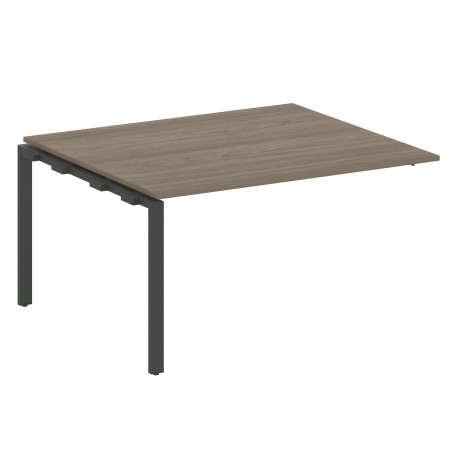 Проходной наборный элемент переговорного стола Metal System Style БП.ППРГ-3 1400x1235x750 (Вяз/Антрацит металл)