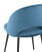 Стул Меган велюр пыльно-синий (Стул Меган синий)