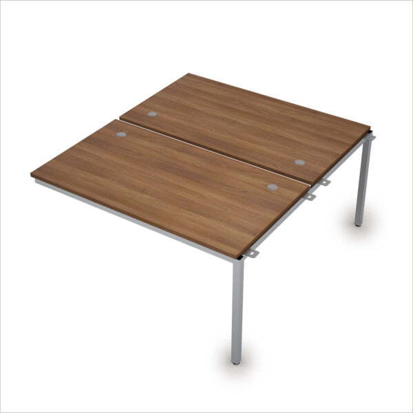 6МБС.289 Сдвоенные бенч-системы, средний модуль (1400x1635x750) (Шамони темный/Алюминий матовый)