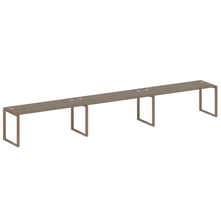 Рабочая станция Metal System Style БО.СМ-3.5 5400x720x750 (Вяз/Мокко металл)