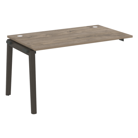 Наборный элемент рабочей станции на деревянных опорах Onix Wood OW.1.NRS-3.8 1380x800x750 (Тиквуд Темный/Дуб Темный)