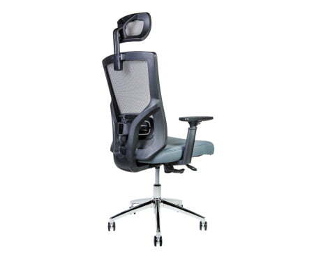 Гарда SL / черный пластик / серая сетка / серая сидушка (Серый)