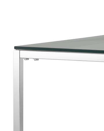 Журнальный стол 120*60 ТАУН серебро (Журнальный стол Таун серебристый)