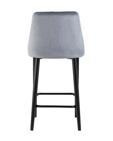 Стул полубарный Диего велюр серый (Стул полубарный Диего серый)