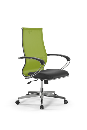 Кресло для руководителя Метта Sit 10 B2-163K - T+Extra /Km00/Wm12/K1cL(M09.B22.G18.W02) (Лайм | Черный)