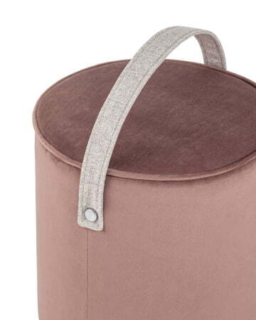 Пуф Джерри велюр пыльно-розовый (Пуф Джерри пыльно розовый)